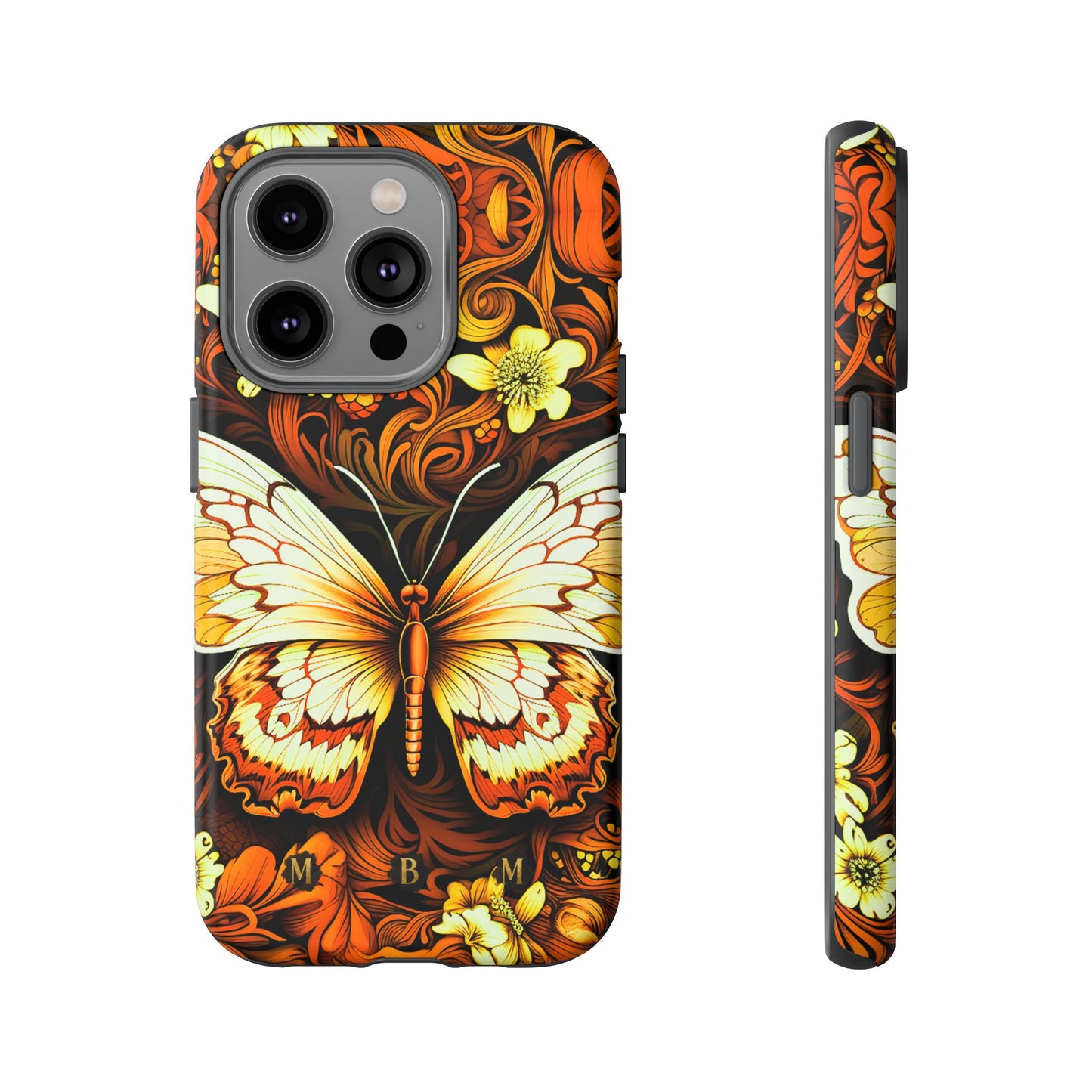 Vintage Orange iPhone Tough Case