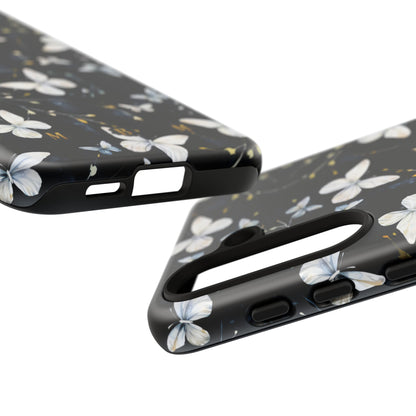 White Butterflies Samsung Galaxy S Tough Case