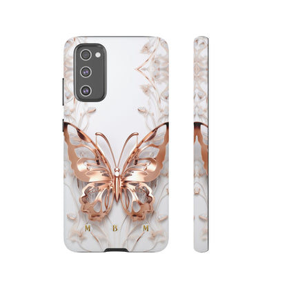 Rose Gold Butterfly Samsung Galaxy S Tough Case
