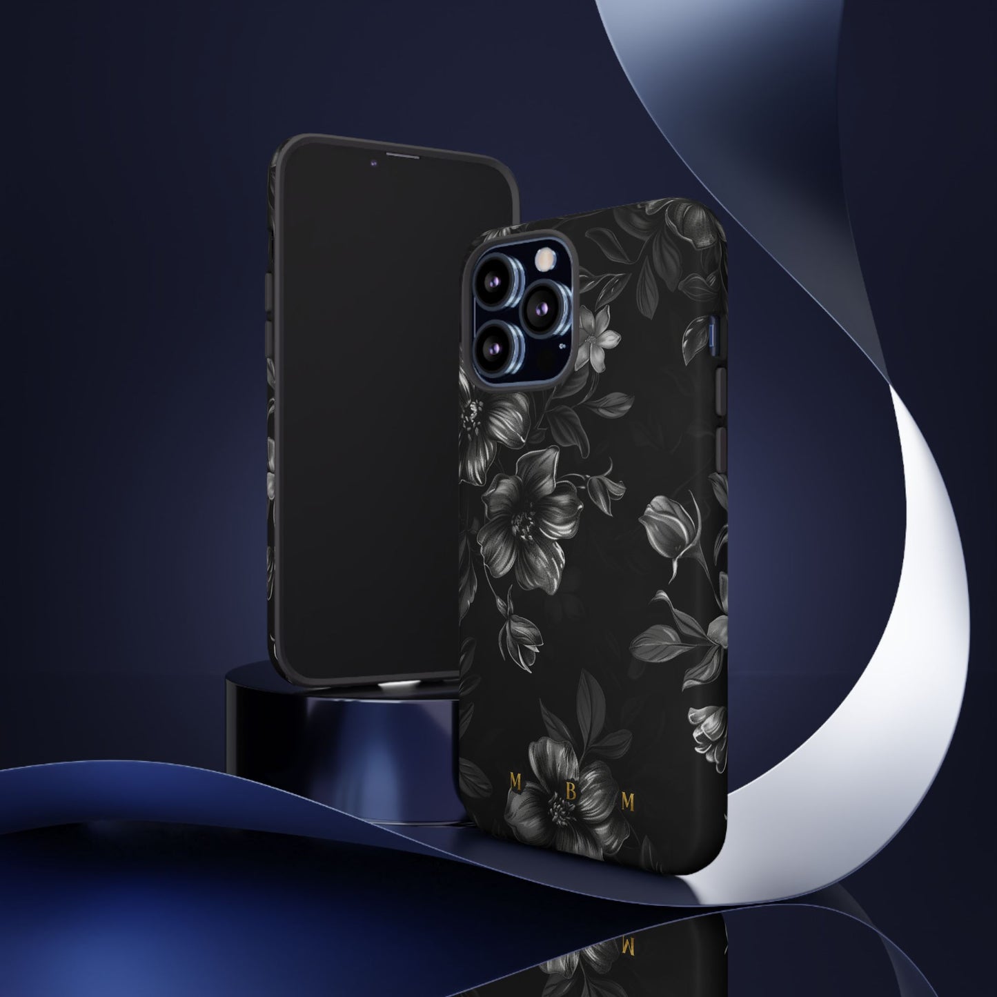 Midnight Flora iPhone Tough Case