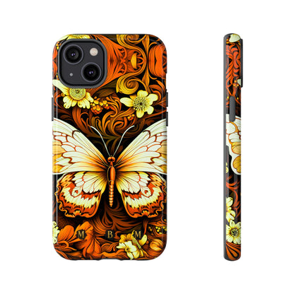 Vintage Orange iPhone Tough Case