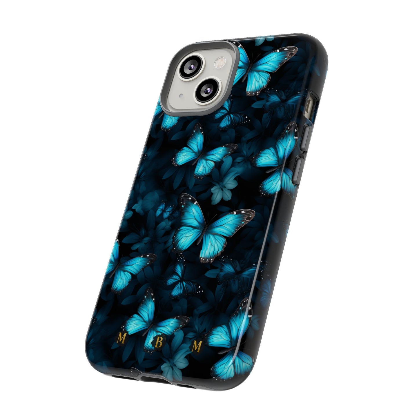 Blue Butterflies iPhone Tough Case