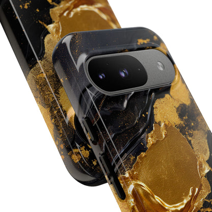 Black Gold Google Pixel Tough Case
