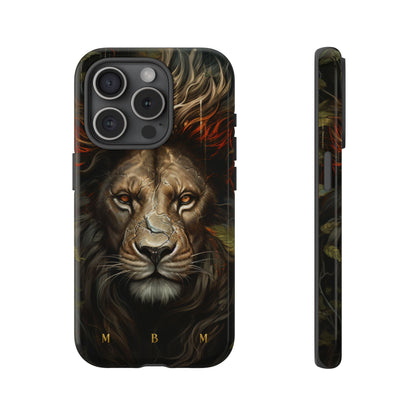 Dark Lion iPhone Tough Case