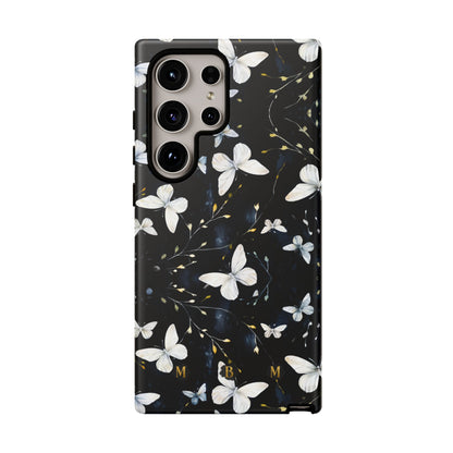 White Butterflies Samsung Galaxy S Tough Case