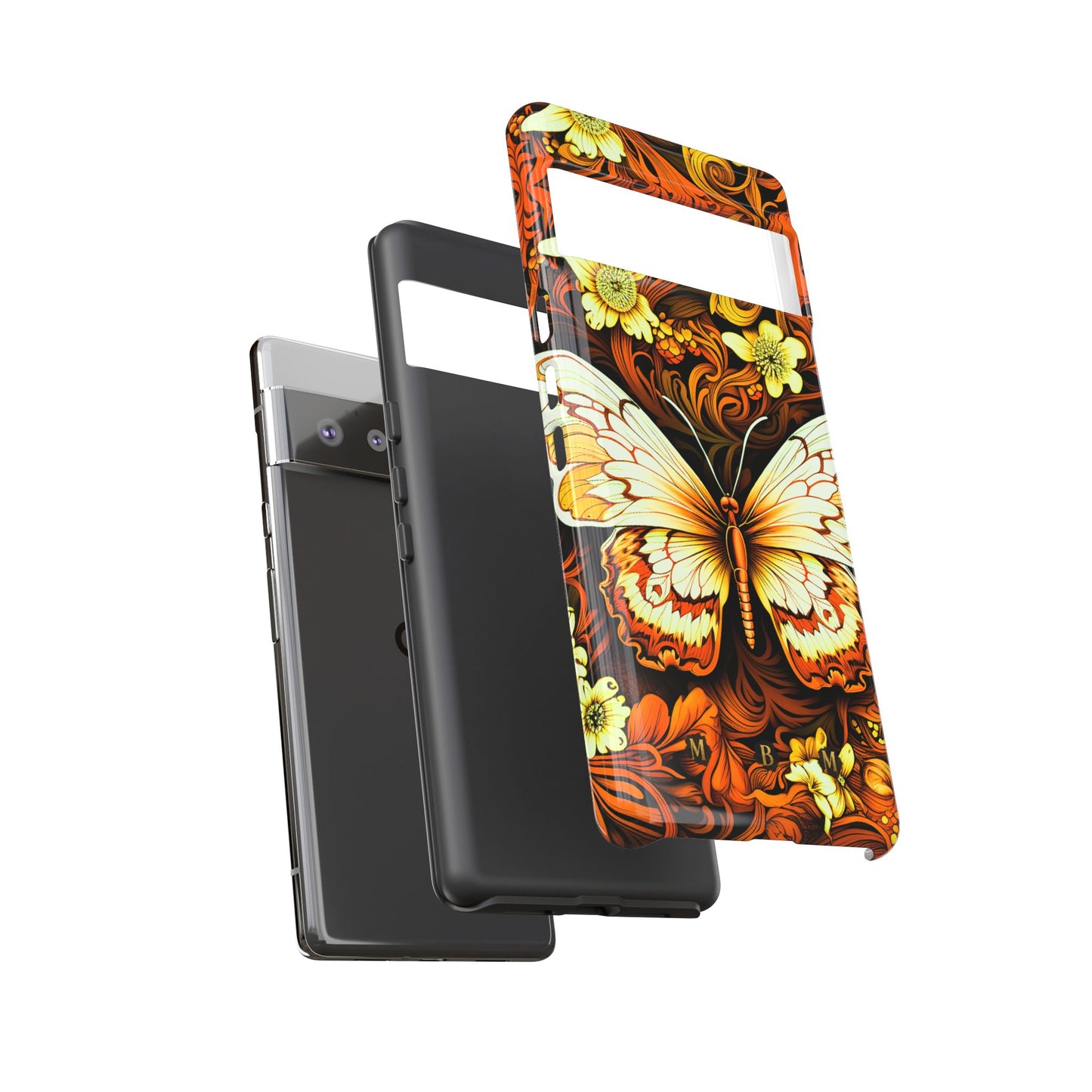 Vintage Orange Google Pixel Tough Case