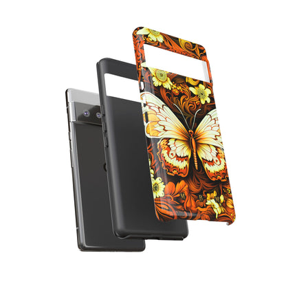 Vintage Orange Google Pixel Tough Case