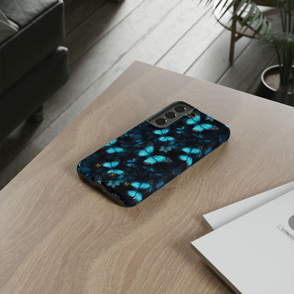 Blue Butterflies Samsung Galaxy S Tough Case