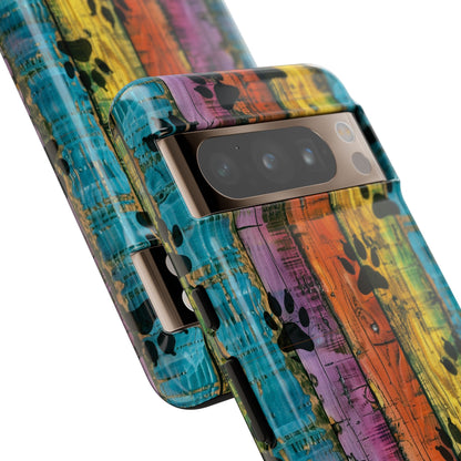 Rainbow Paws Google Pixel Tough Case