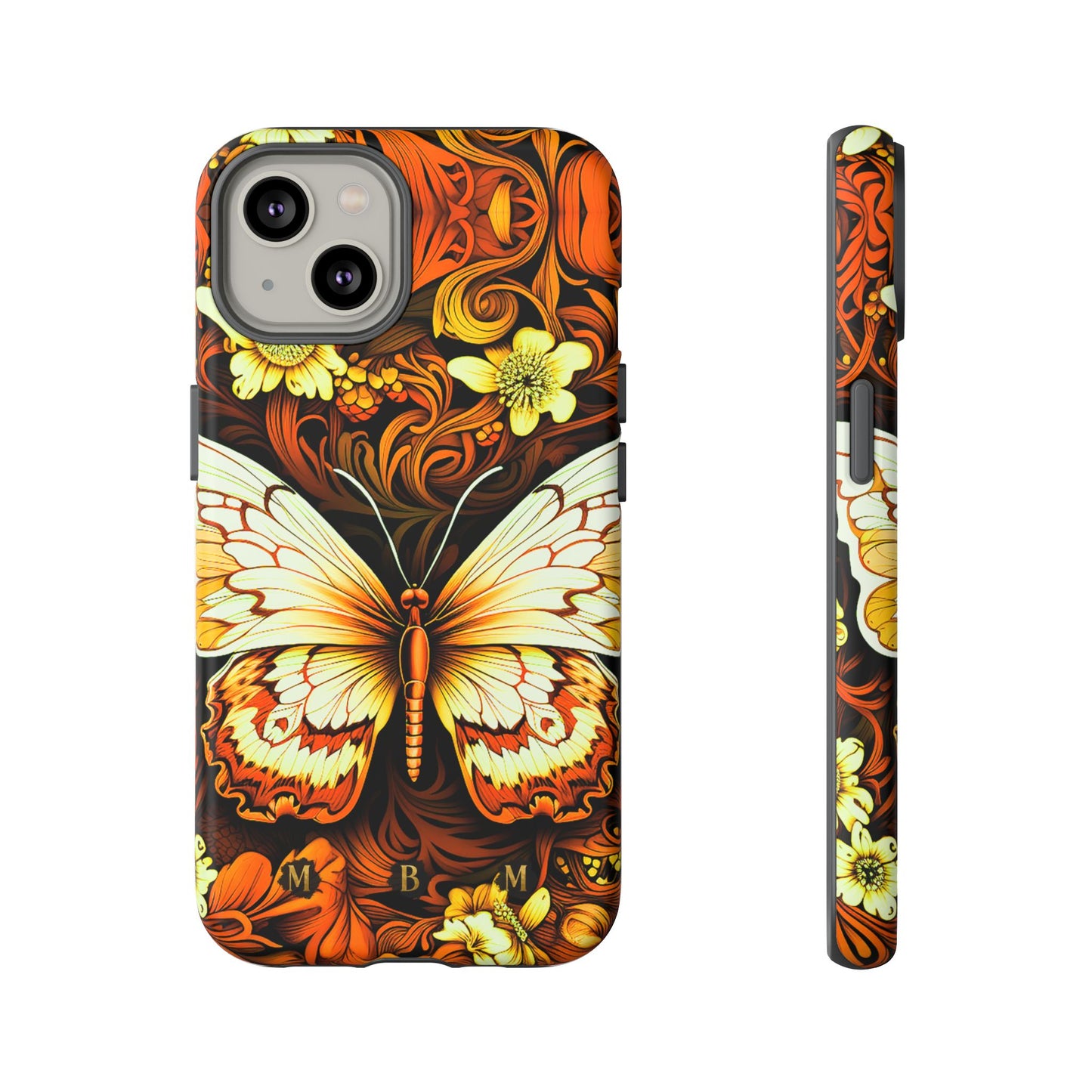 Vintage Orange iPhone Tough Case