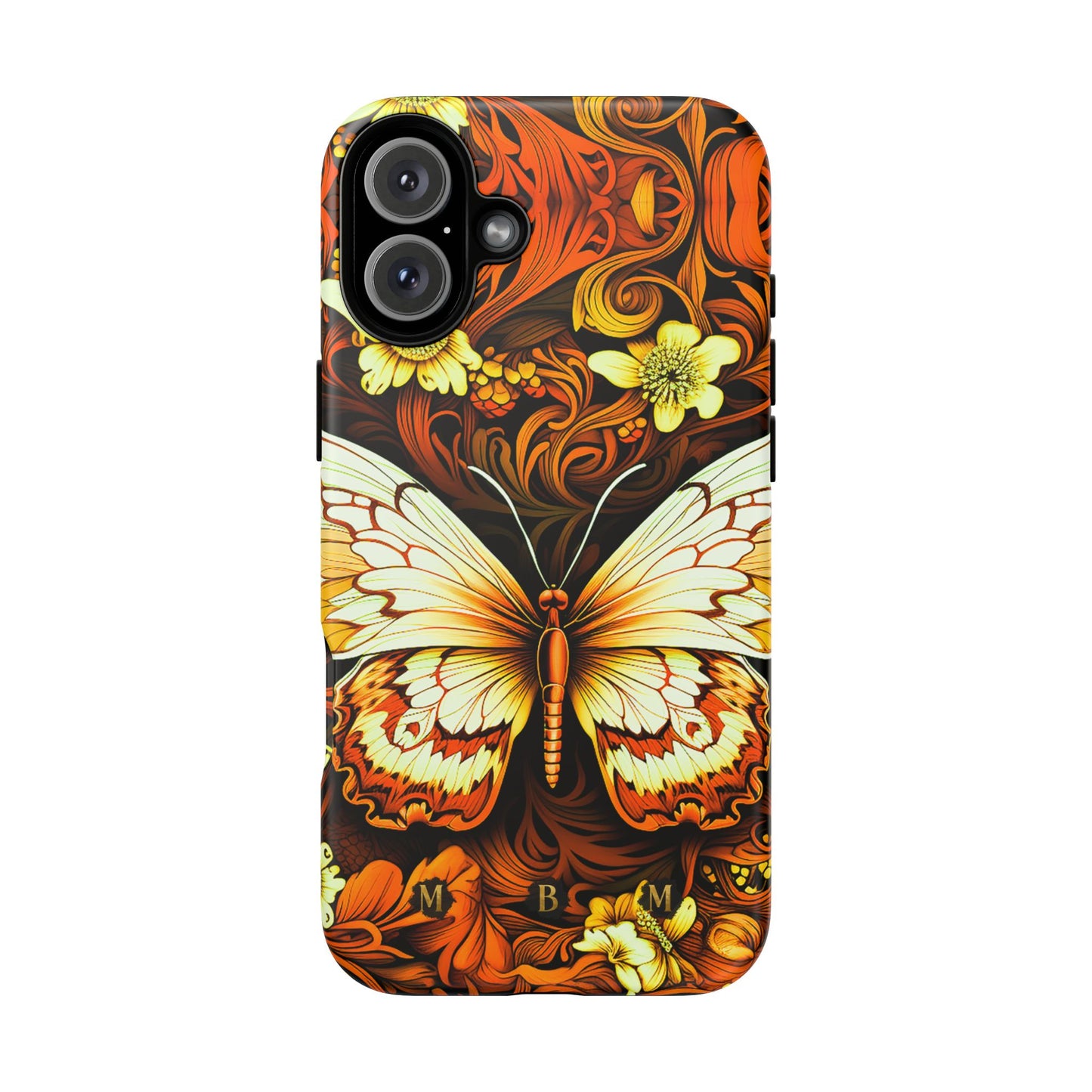 Vintage Orange iPhone Tough Case