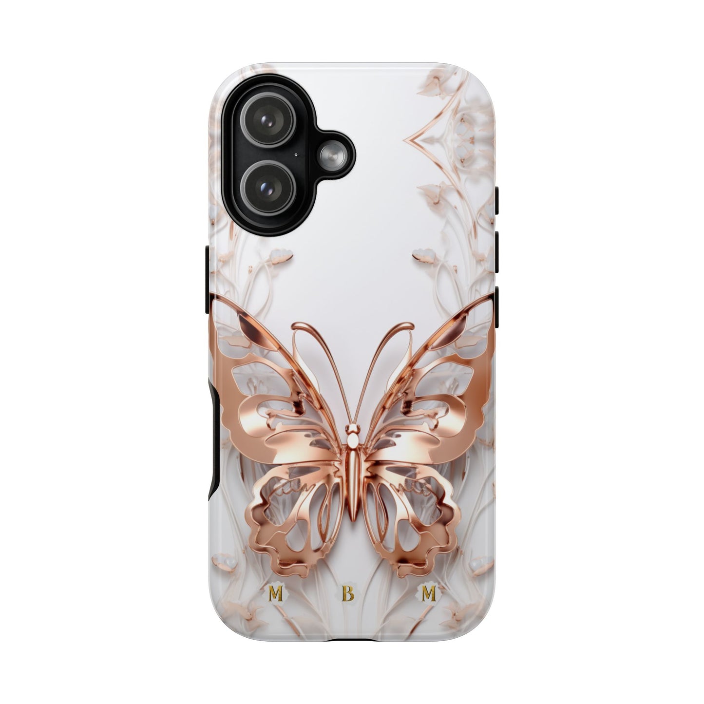 Rose Gold Butterfly iPhone Case