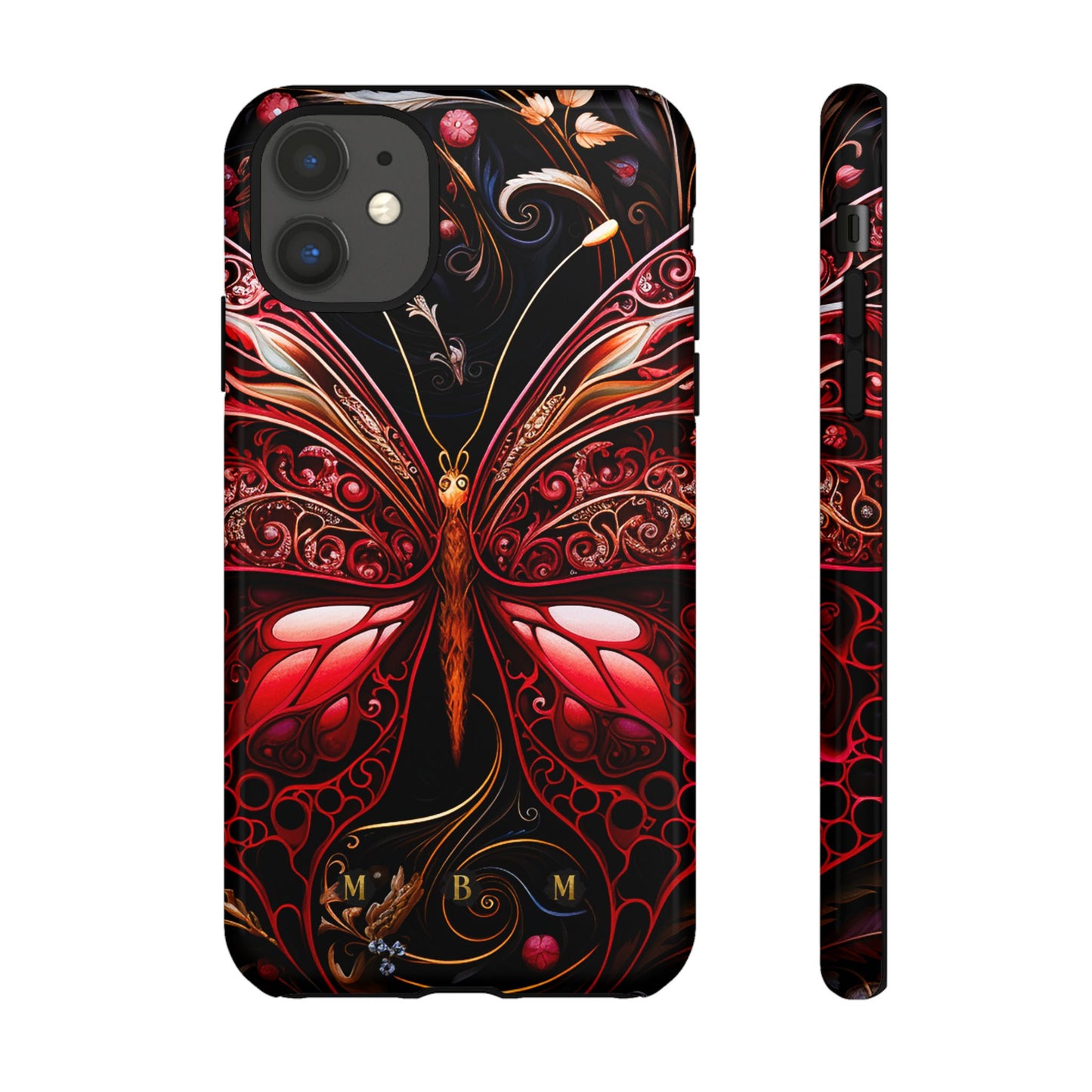 Red Butterfly iPhone Tough Case