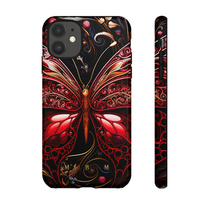 Red Butterfly iPhone Tough Case