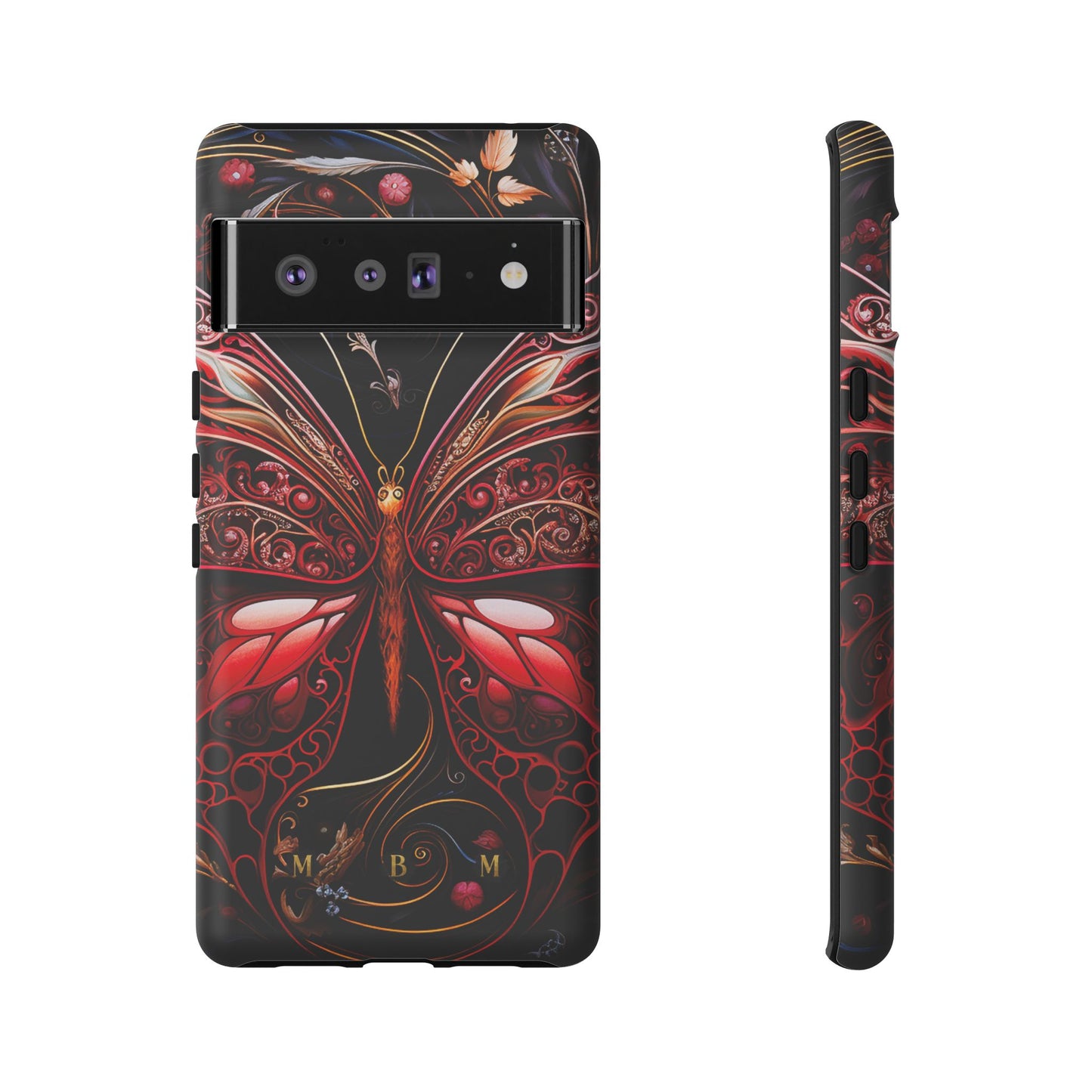 Red Butterfly Google Pixel Tough Case