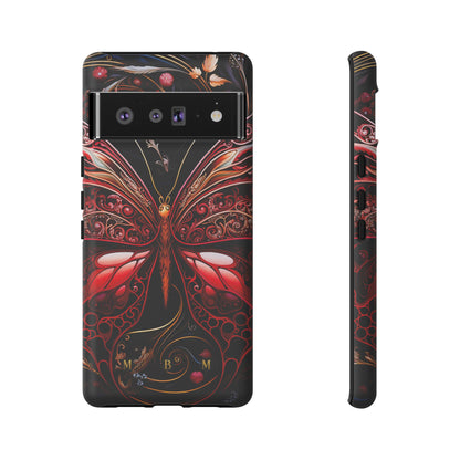 Red Butterfly Google Pixel Tough Case