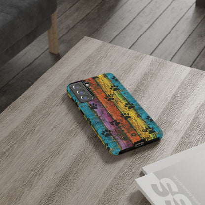 Rainbow Paws Samsung Galaxy S Tough Case