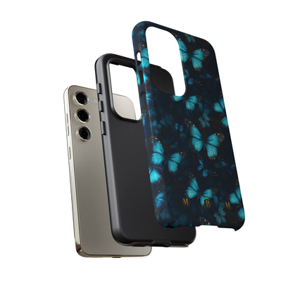 Blue Butterflies Samsung Galaxy S Tough Case