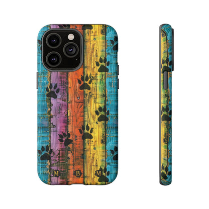 Rainbow Paws iPhone Case