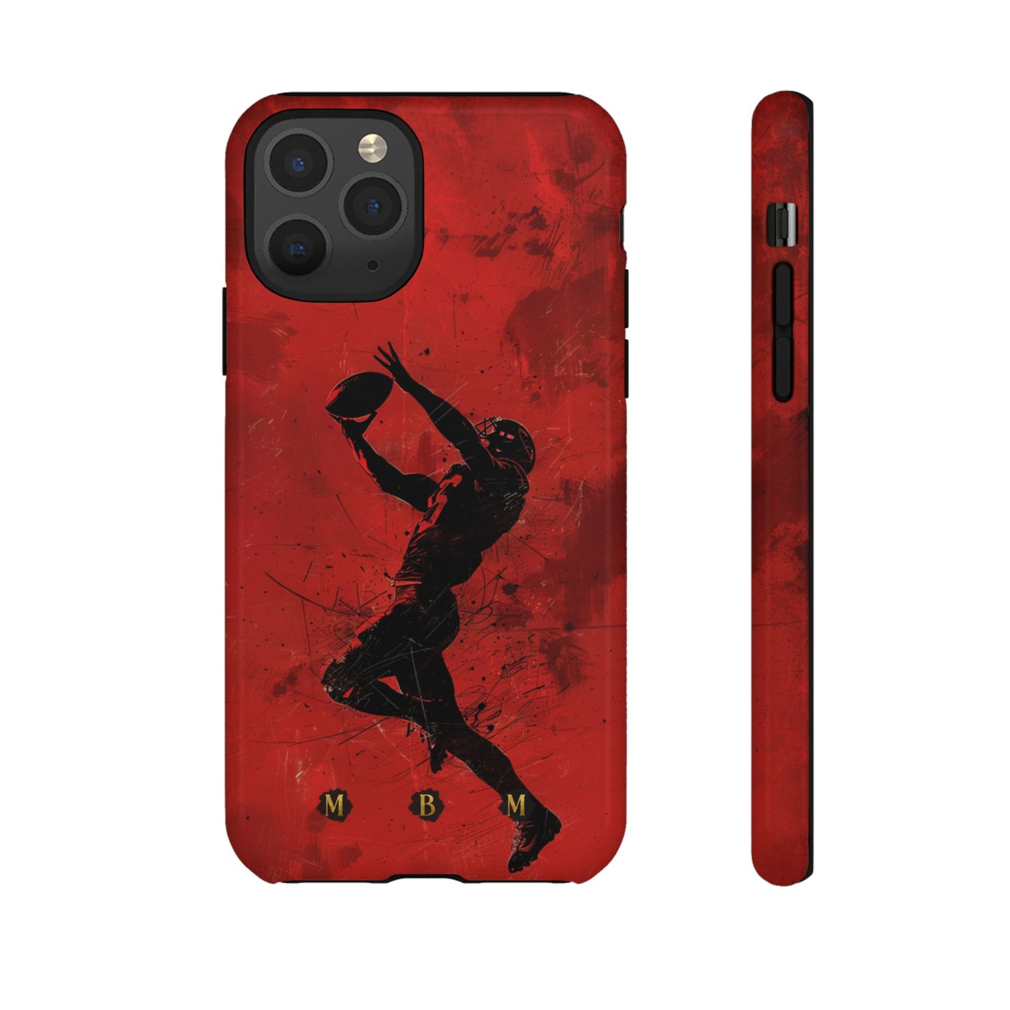 Red 1st & 10 iPhone Tough Case