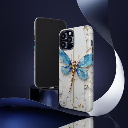 Dragonfly Blue iPhone Tough Case