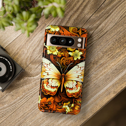 Vintage Orange Google Pixel Tough Case