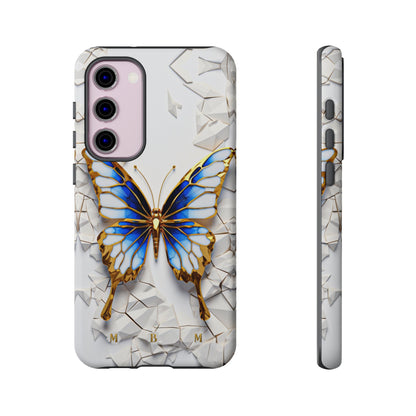 Sapphire Butterfly Samsung Galaxy S Tough Case