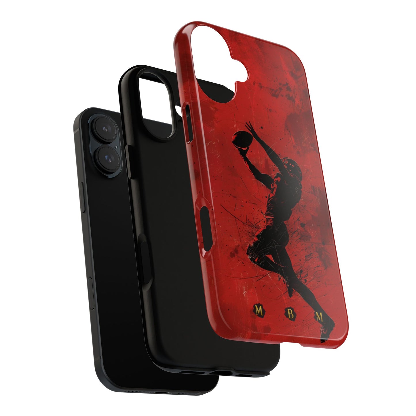Red 1st & 10 iPhone Tough Case