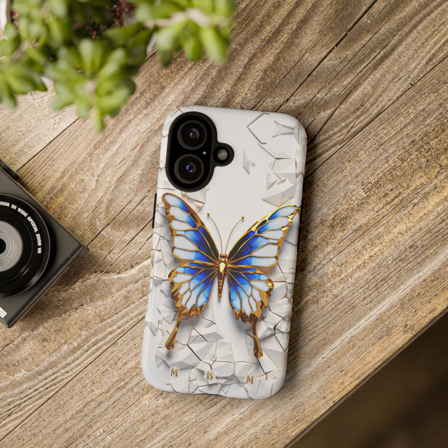 Sapphire Butterfly iPhone Tough Case