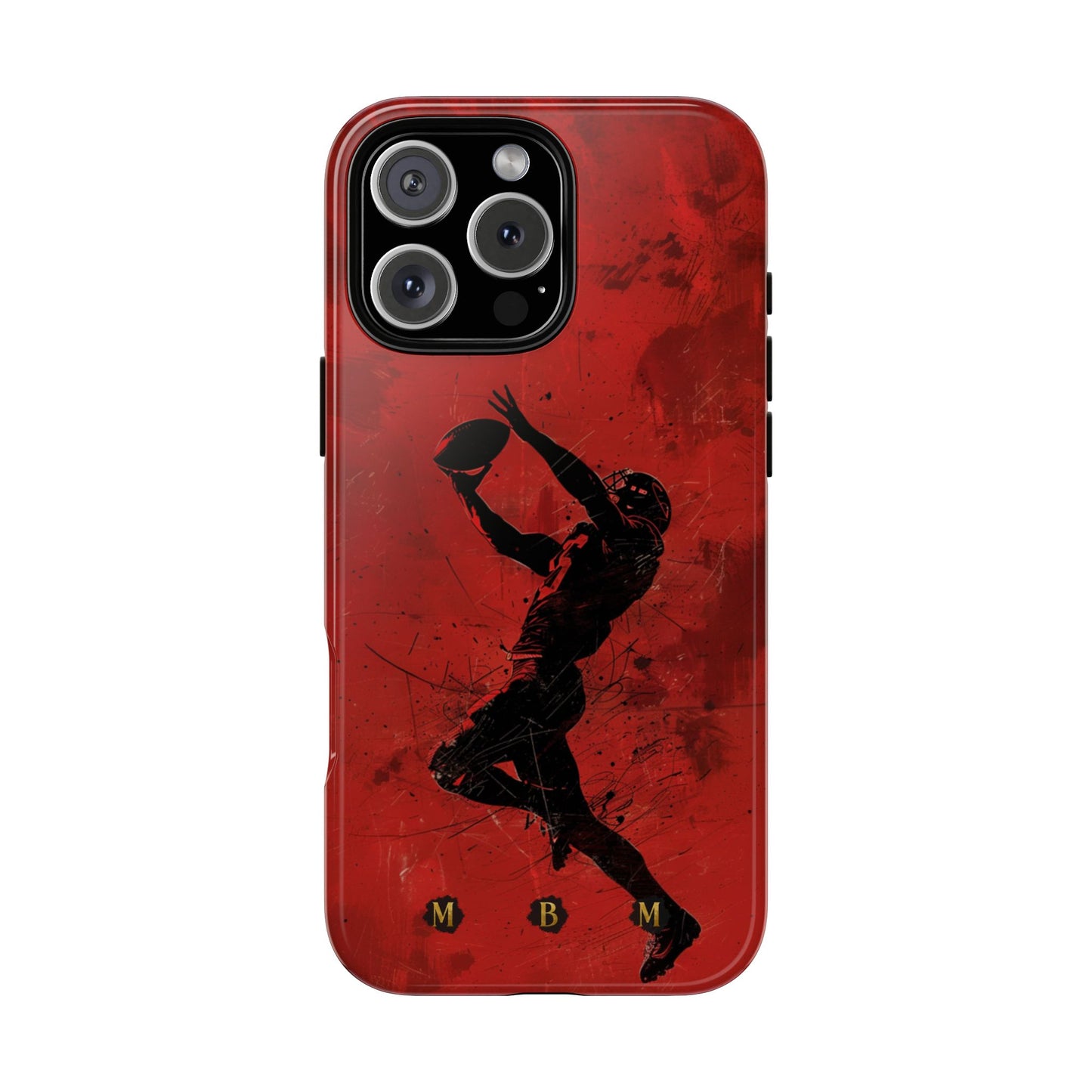 Red 1st & 10 iPhone Tough Case