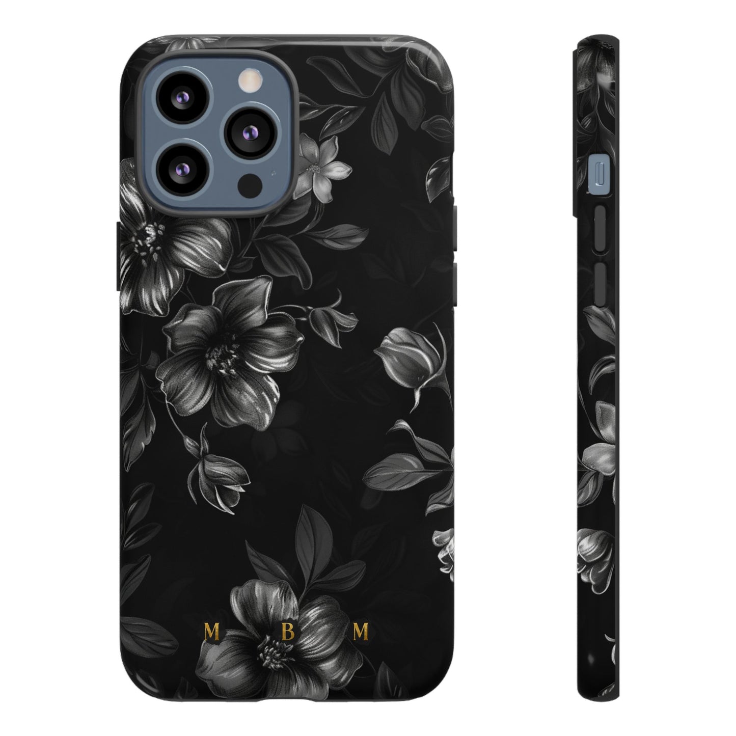 Midnight Flora iPhone Tough Case