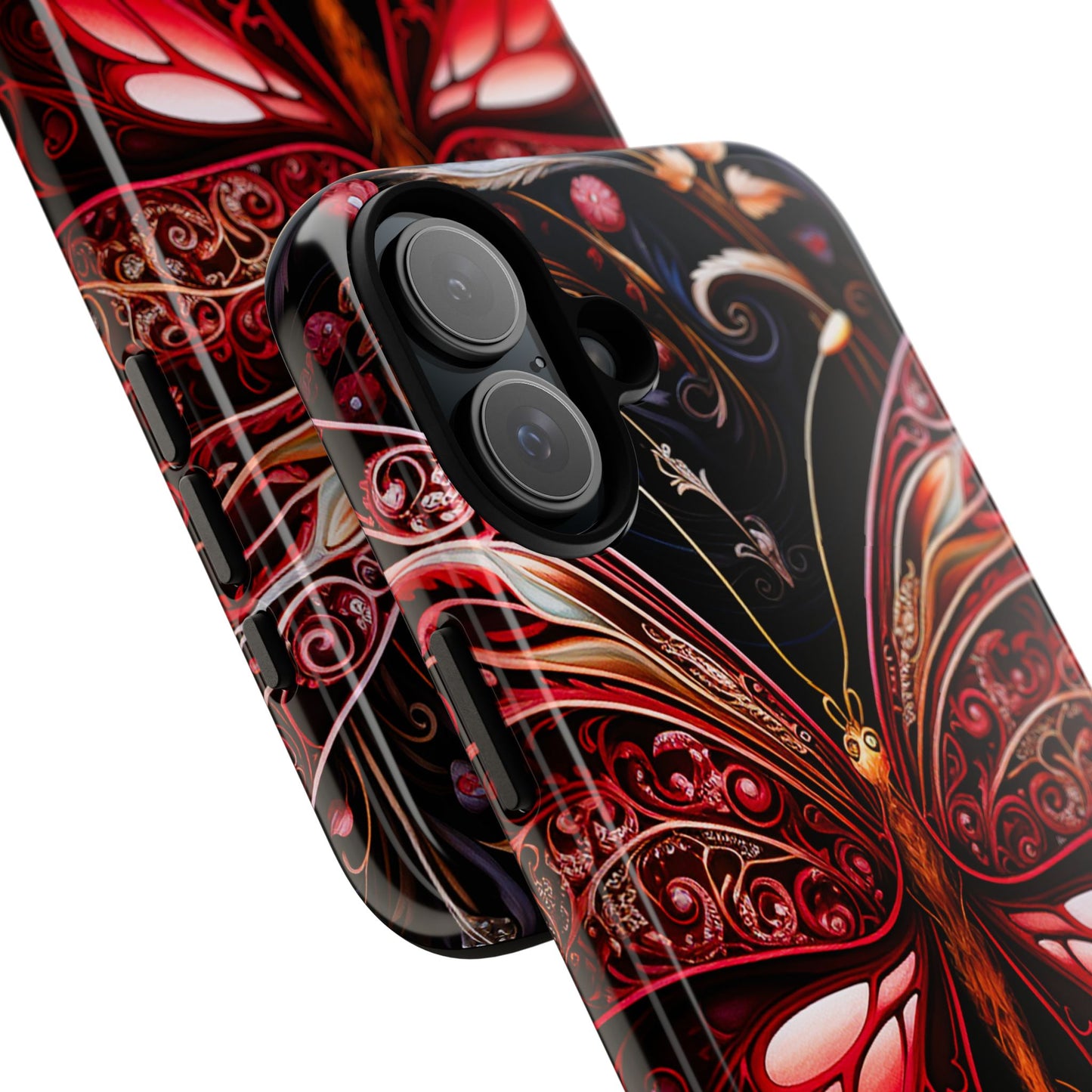 Red Butterfly iPhone Tough Case