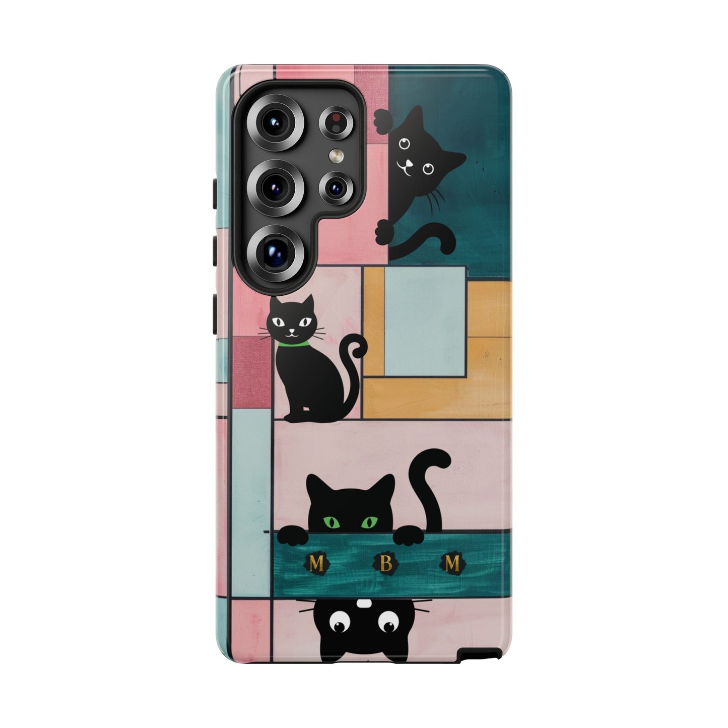 Block Cats Samsung Galaxy S Tough Case