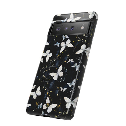 White Butterflies Google Pixel Tough Case