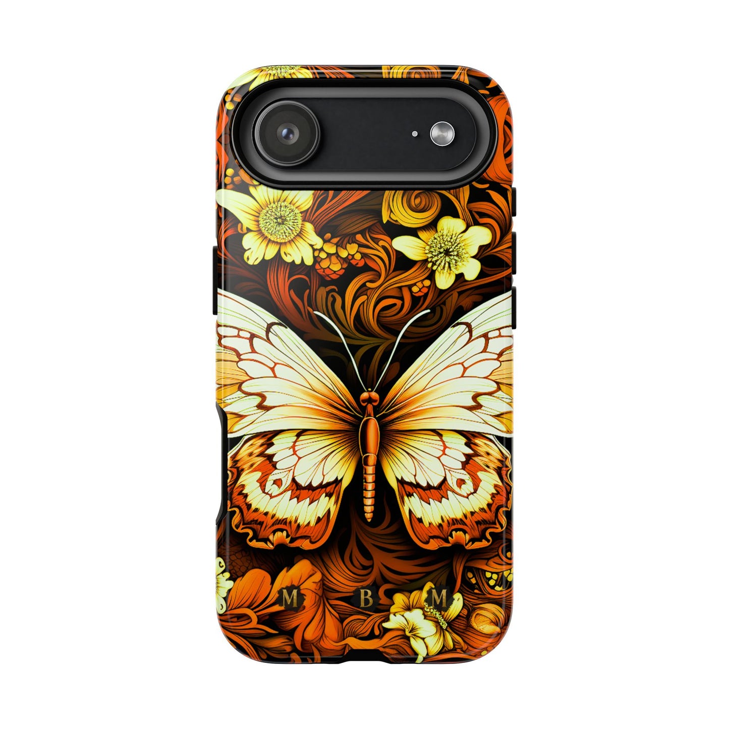 Vintage Orange iPhone Tough Case