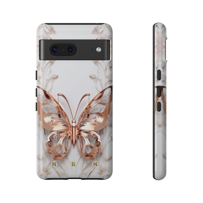 Rose Gold Butterfly Google Pixel Tough Case