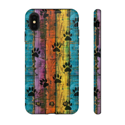 Rainbow Paws iPhone Case