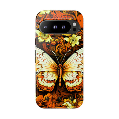 Vintage Orange Google Pixel Tough Case