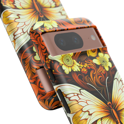 Vintage Orange Google Pixel Tough Case