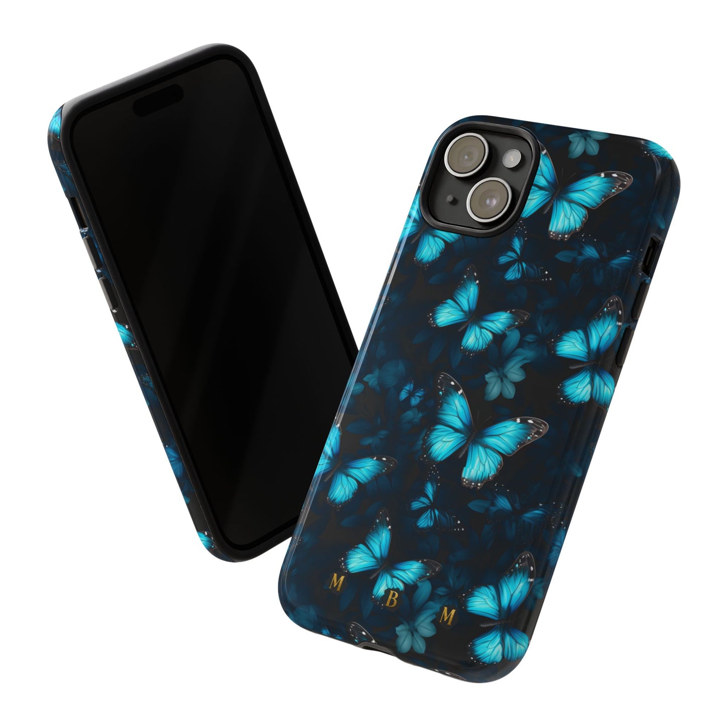 Blue Butterflies iPhone Tough Case