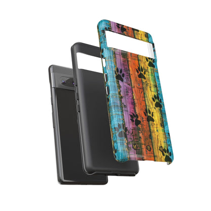 Rainbow Paws Google Pixel Tough Case