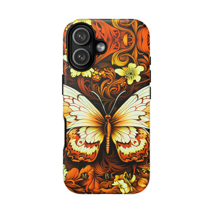 Vintage Orange iPhone Tough Case