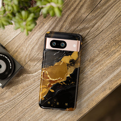 Black Gold Google Pixel Tough Case