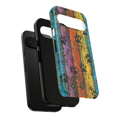 Rainbow Paws Google Pixel Tough Case