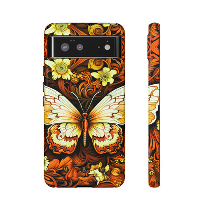 Vintage Orange Google Pixel Tough Case