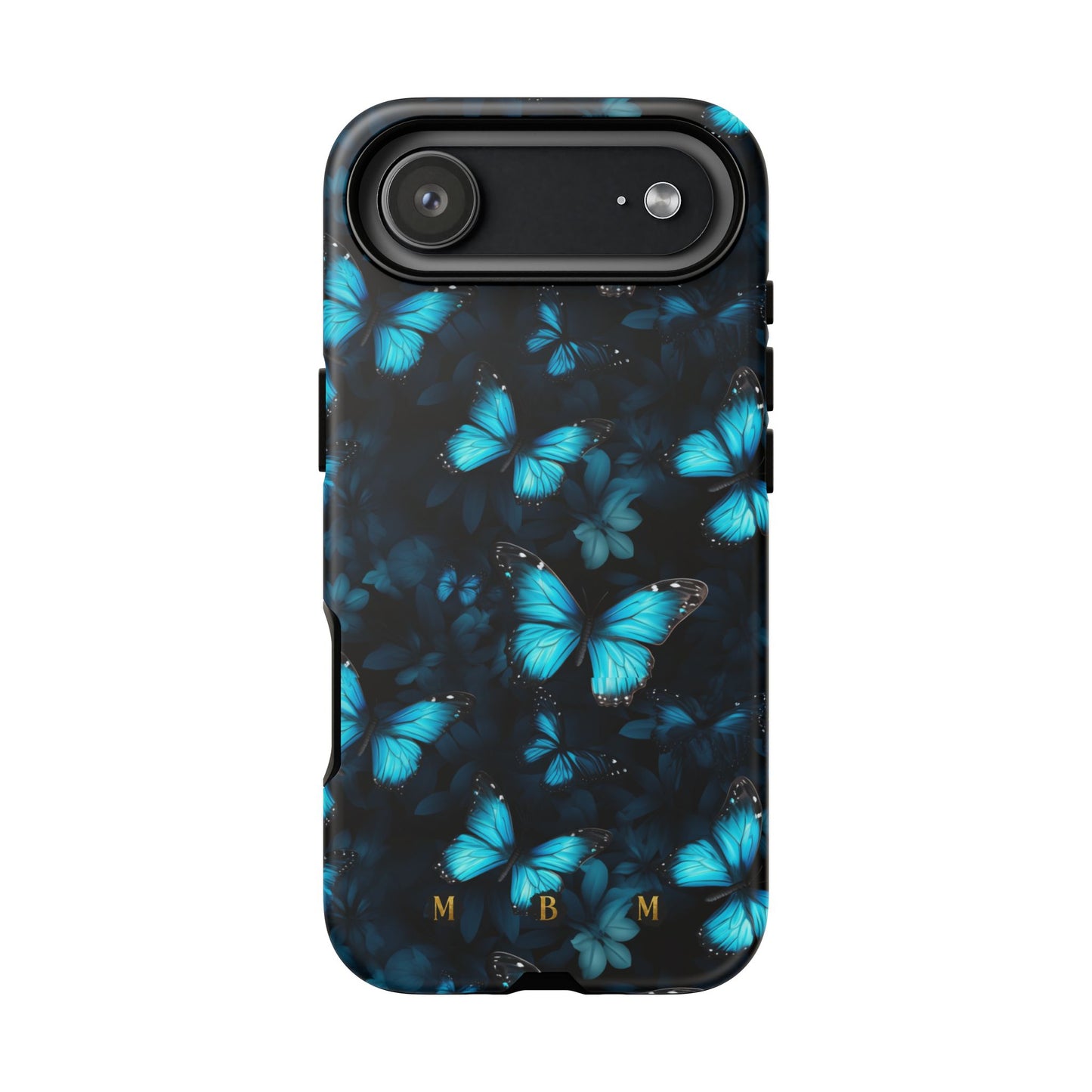 Blue Butterflies iPhone Tough Case