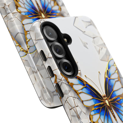 Sapphire Butterfly Samsung Galaxy S Tough Case