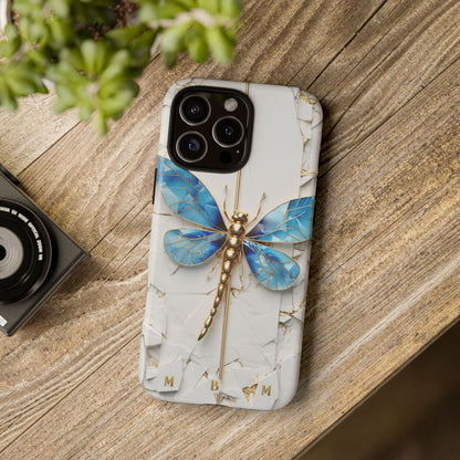 Dragonfly Blue iPhone Tough Case