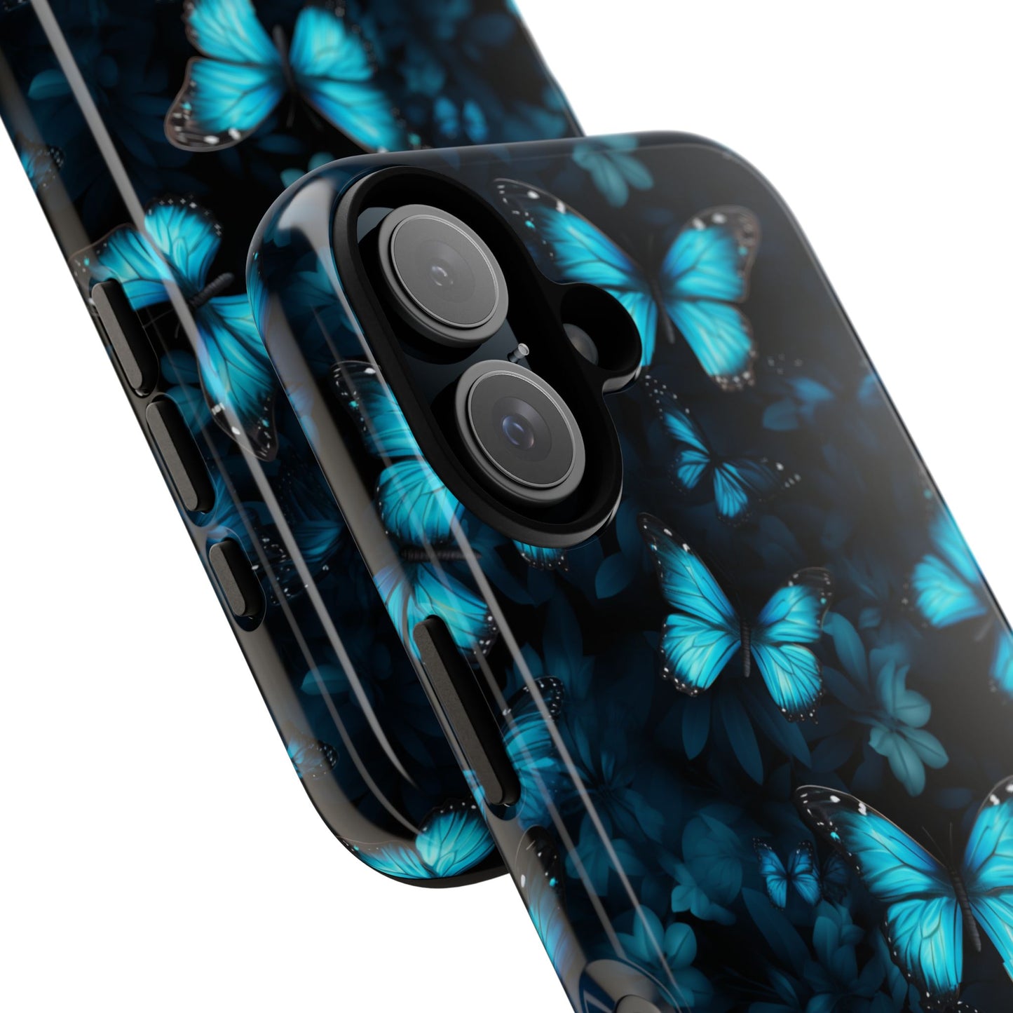 Blue Butterflies iPhone Tough Case
