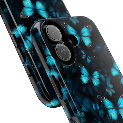 Blue Butterflies iPhone Tough Case